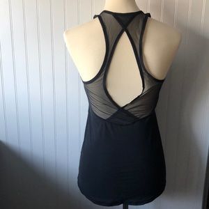 Lululemon Open Back Mesh Tank